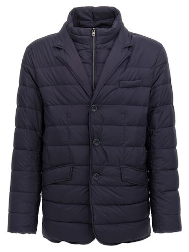 Herno Blue Polyamide Men's Jacket - Herno - Modalova
