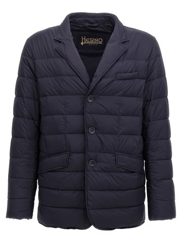 Herno Blue Polyamide Men's Jacket - Herno - Modalova