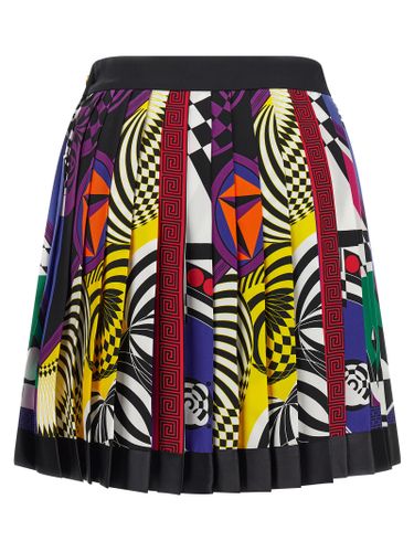 Silk Long Women's Skirt - Versace - Modalova