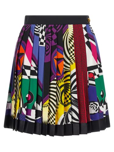 Silk Long Women's Skirt - Versace - Modalova