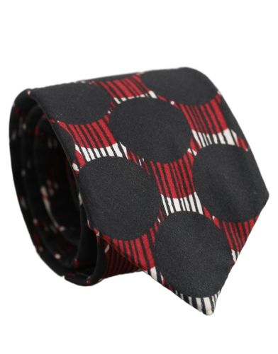 Cotton Geometric Adjustable Men'sd NeckMen's Men's Tie - Dolce & Gabbana - Modalova