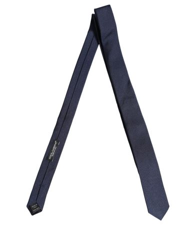Men Textured Silk Adjustable Men'sd NeckMen's Men's Tie - Dolce & Gabbana - Modalova