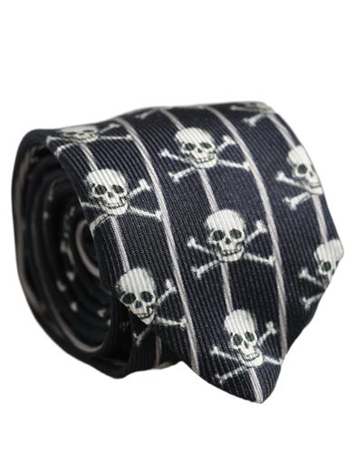 Men Silk Skull Fantasy Adjustable Men'sd NeckMen's Men's Tie - Dolce & Gabbana - Modalova