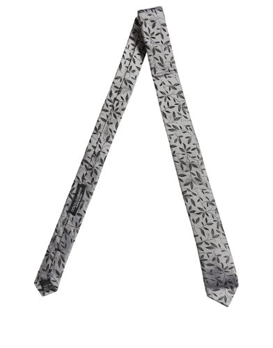 Men Silk Leaf Pattern Adjustable Men'sd NeckMen's Men's Tie - Dolce & Gabbana - Modalova