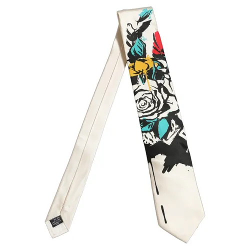 Silk Floral Graphic Adjustable Men'sd Men NeckMen's Men's Tie (Pre-Owned) - Dolce & Gabbana - Modalova