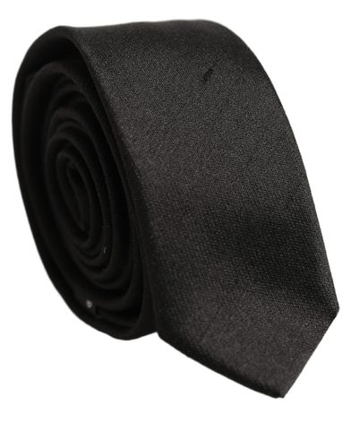 Satin Textured Adjustable NeckMen's Men Accessory Men's Tie - Dolce & Gabbana - Modalova