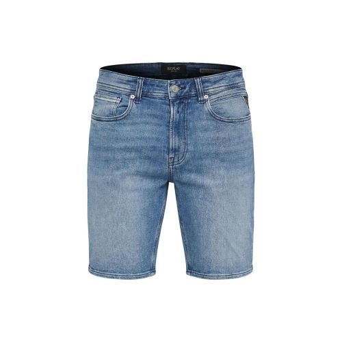 Cotton Bermuda Men's Shorts - Replay - Modalova