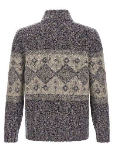 Virgin Wool Men's Cardigan - Brunello Cucinelli - Modalova