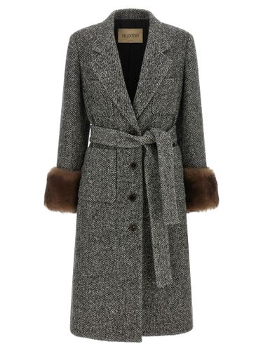 Virgin Wool Women's Coat - Valentino Garavani - Modalova