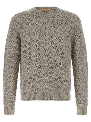 Virgin Wool Men's Cardigan - Valentino Garavani - Modalova