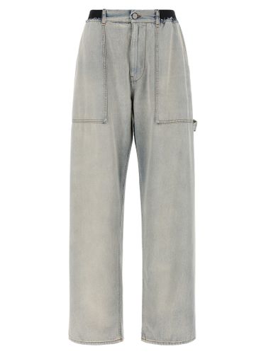 Cotton Relaxed Fit Women's Jeans - MM6 Maison Margiela - Modalova