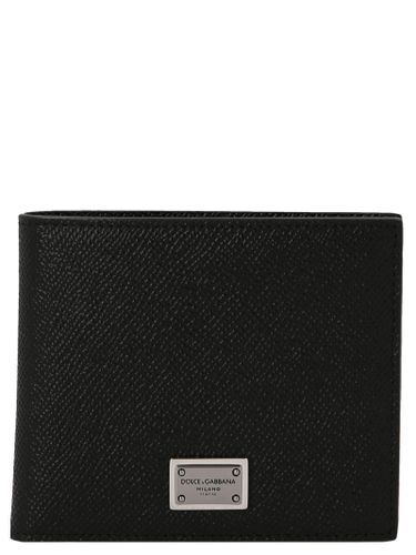 Calfskin Men's Wallet - Dolce & Gabbana - Modalova