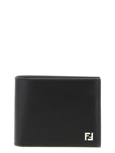 Fendi Black Calfskin Men's Wallet - Fendi - Modalova