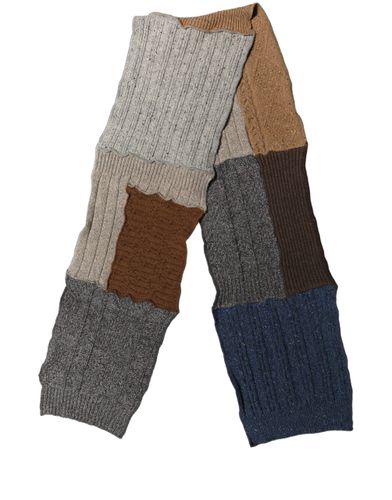 Patchwork Wool Knit Shawl Women's Scarf - Dolce & Gabbana - Modalova