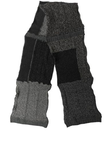 Patchwork Wool Knit Shawl Women's Scarf - Dolce & Gabbana - Modalova