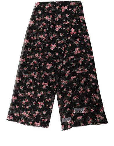 Silk Floral Chiffon Long Stole Women's Scarf - Dolce & Gabbana - Modalova