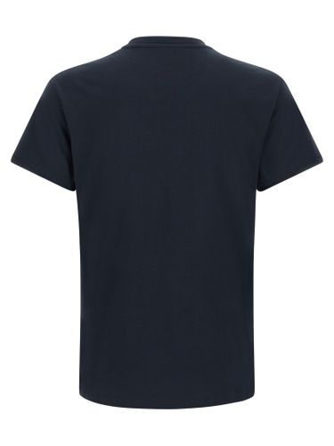 Fendi Blue Cotton Men's T-Shirt - Fendi - Modalova