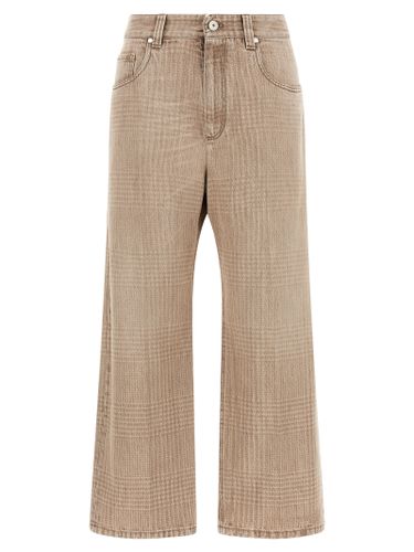Cotton Cropped Women's Jeans - Brunello Cucinelli - Modalova