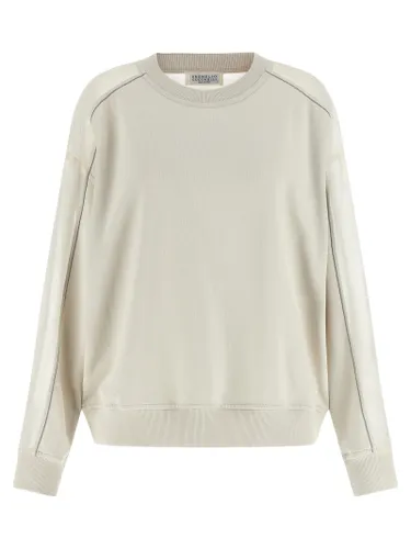 Cotton Women's Sweatshirt - Brunello Cucinelli - Modalova