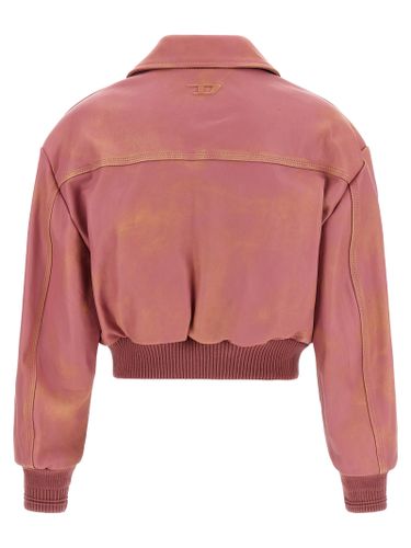 Lamb Leather Leather Women's Jacket - Diesel - Modalova