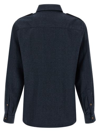 Virgin Wool Men's Blouse - Brunello Cucinelli - Modalova