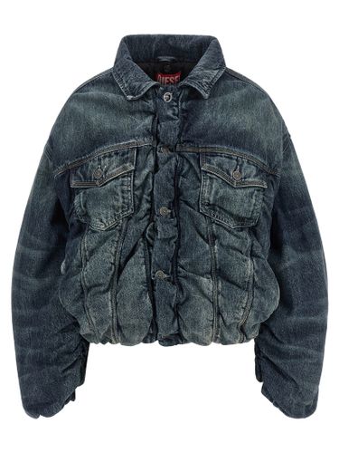 Cotton Denim Women's Jacket - Diesel - Modalova