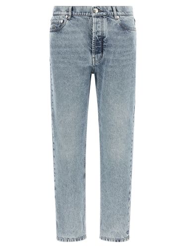 Cotton High-Waisted Men's Jean - Brunello Cucinelli - Modalova