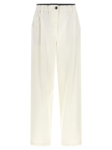 Cotton Casual Women's Pants - Brunello Cucinelli - Modalova