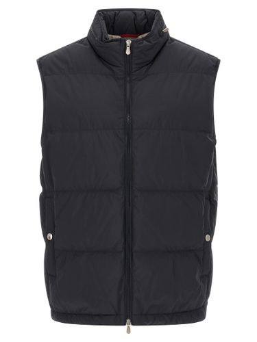 Polyester Sleeveless Men's Jacket - Brunello Cucinelli - Modalova