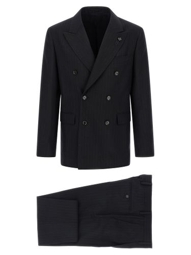 Virgin Wool Two-Piece Men's Suit - Lardini - Modalova