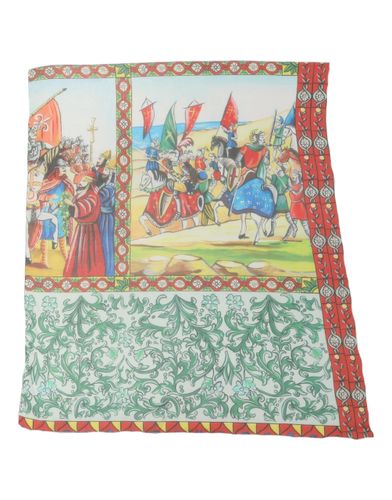Silk Printed Square Foulard Women's Scarf - Dolce & Gabbana - Modalova
