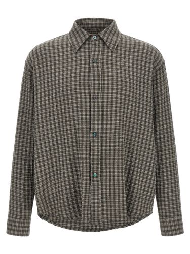 MFPEN Gray Virgin Wool Men's Blouse - MFPEN - Modalova