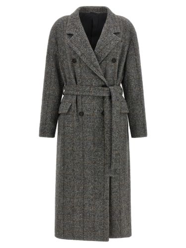 Alpaca Leather Women's Coat - Brunello Cucinelli - Modalova