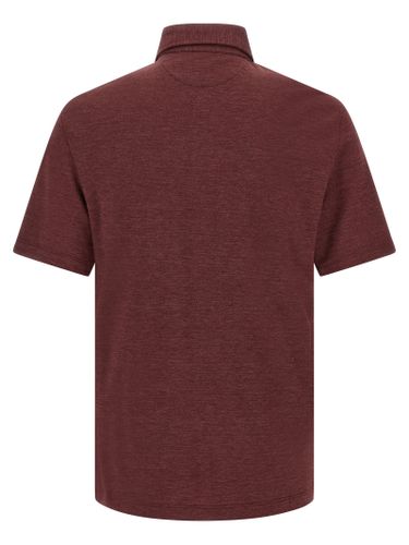 Virgin Wool Polo Men's Shirt - Brunello Cucinelli - Modalova