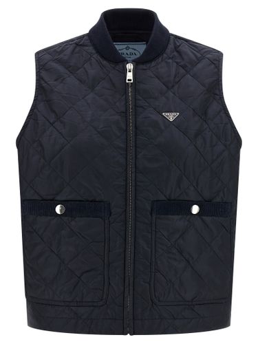 Recycled Polyamide Sleeveless Women's Jacket - Prada - Modalova
