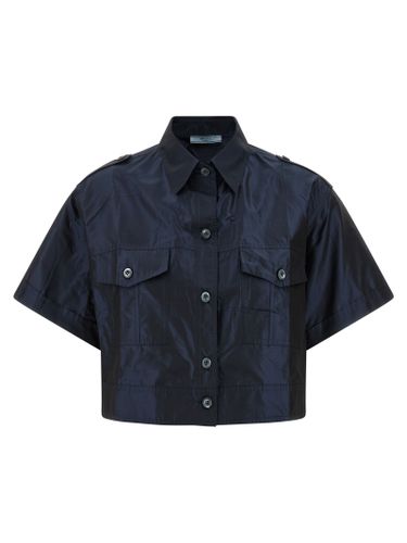Prada Blue Silk Women's Blouse - Prada - Modalova