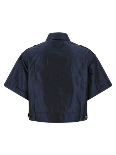 Prada Blue Silk Women's Blouse - Prada - Modalova