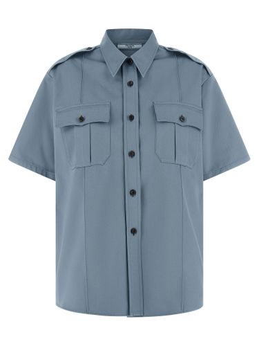 Prada Blue Cotton Women's Blouse - Prada - Modalova