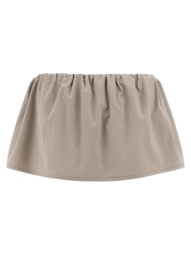 Cotton Long Women's Skirt - Miu Miu - Modalova