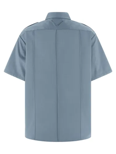 Prada Blue Cotton Women's Blouse - Prada - Modalova