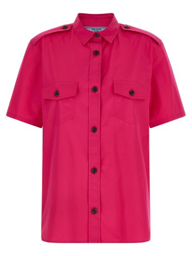 Prada Fuchsia Cotton Women's Blouse - Prada - Modalova