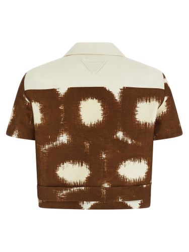 Prada Brown Cotton Women's Blouse - Prada - Modalova