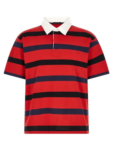 Prada Red Cotton Polo Men's Shirt - Prada - Modalova