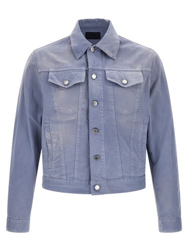 Cotton Denim Men's Jacket - Prada - Modalova