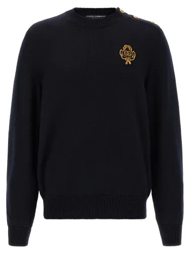Virgin Wool Men's Cardigan - Dolce & Gabbana - Modalova