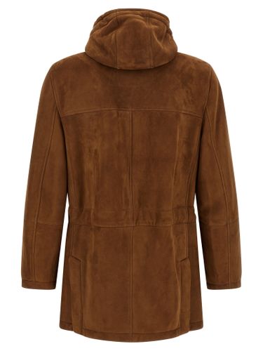 Lamb Leather Leather Men's Jacket - Brunello Cucinelli - Modalova