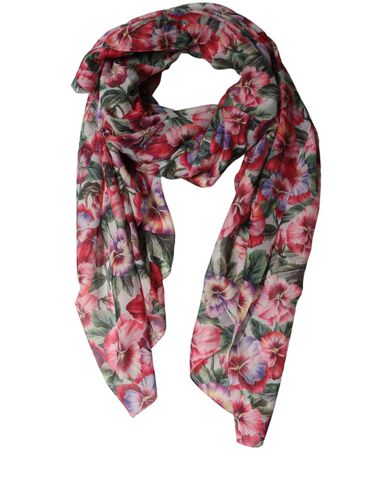 Floral Cotton Lace Stole Women's Scarf - Dolce & Gabbana - Modalova
