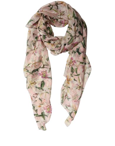 Silk Floral Chiffon Long Stole Women's Scarf - Dolce & Gabbana - Modalova