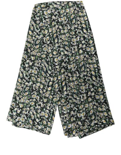 Black Silk Daisy Chiffon Long Stole Women's Scarf - Dolce & Gabbana - Modalova