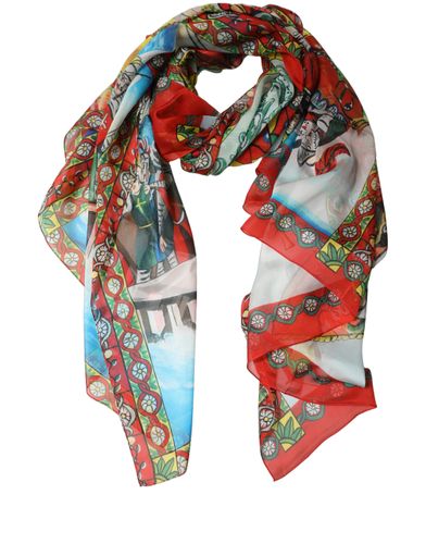 Silk Printed Shawl Stole Women's Scarf - Dolce & Gabbana - Modalova